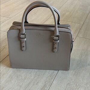 NWT ✨✨✨ Kate Spade Warm Taupe/ Gray Pebbled Leather Handbag Tote